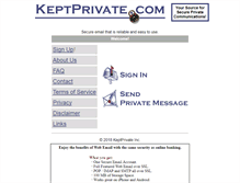 Tablet Screenshot of keptprivate.com